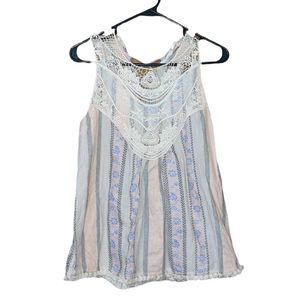 •BLU PEPPER• Bouqitue tank top from lime lush boutique size Small NWOB